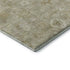 8' X 10' Beige And Ivory Damask Washable Area Rug With UV Protection