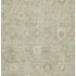 8' X 10' Beige And Ivory Damask Washable Area Rug With UV Protection