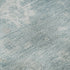 8' Blue And Ivory Damask Washable Round Rug With UV Protection