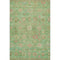 5' X 8' Lime Green Pink And Teal Damask Washable Area Rug With UV Protection
