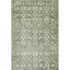 8' X 10' Artichoke Green And Ivory Oriental Washable Area Rug With UV Protection
