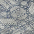 5' X 8' Blue And Ivory Oriental Washable Area Rug With UV Protection