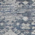 5' X 8' Blue And Ivory Oriental Washable Area Rug With UV Protection