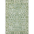 8' X 10' Artichoke Green And Ivory Oriental Washable Area Rug With UV Protection