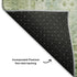 8' X 10' Artichoke Green And Ivory Oriental Washable Area Rug With UV Protection
