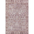 5' X 8' Blush And Ivory Oriental Washable Area Rug With UV Protection
