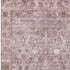 5' X 8' Blush And Ivory Oriental Washable Area Rug With UV Protection