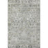 8' X 10' Pewter And Ivory Oriental Washable Area Rug With UV Protection
