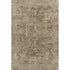 5' X 8' Brown And Beige Oriental Washable Area Rug With UV Protection