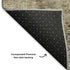 9' X 12' Brown And Beige Oriental Washable Area Rug With UV Protection