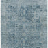 5' X 8' Blue And Gray Oriental Washable Area Rug With UV Protection
