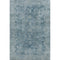 8' X 10' Blue And Gray Oriental Washable Area Rug With UV Protection