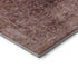 5' X 8' Merlot And Pink Oriental Washable Area Rug With UV Protection