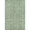 8' X 10' Artichoke Green And Teal Oriental Washable Area Rug With UV Protection