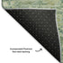 8' X 10' Artichoke Green And Teal Oriental Washable Area Rug With UV Protection