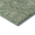 8' X 10' Artichoke Green And Teal Oriental Washable Area Rug With UV Protection