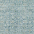 5' X 8' Blue And Ivory Oriental Washable Area Rug With UV Protection