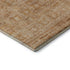 5' X 8' Coral And Peach Oriental Washable Area Rug With UV Protection