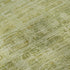 8' Sage And Mint Green Oriental Washable Round Rug With UV Protection