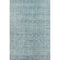 5' X 8' Sky Blue And Denim Blue Oriental Washable Area Rug With UV Protection