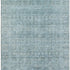 8' X 10' Sky Blue And Denim Blue Oriental Washable Area Rug With UV Protection