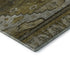 5' X 8' Brown Ivory And Gray Oriental Washable Area Rug With UV Protection