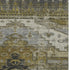 5' X 8' Brown Ivory And Gray Oriental Washable Area Rug With UV Protection