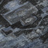 8' X 10' Blue Gray And Charcoal Oriental Washable Area Rug With UV Protection