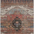 8' X 10' Rust Gray And Beige Oriental Washable Area Rug With UV Protection
