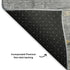 5' X 8' Gold Gray And Ivory Abstract Washable Area Rug With UV Protection