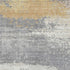 8' X 10' Gold Gray And Ivory Abstract Washable Area Rug With UV Protection