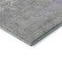 8' X 10' Lavender And Ivory Abstract Washable Area Rug With UV Protection