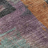 5' X 8' Charcoal Orange And Purple Abstract Washable Area Rug With UV Protection