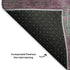 9' X 12' Teal Gray And Silver Abstract Washable Area Rug With UV Protection