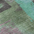 9' X 12' Teal Gray And Silver Abstract Washable Area Rug With UV Protection