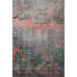 5' X 8' Coral Gray And Silver Abstract Washable Area Rug With UV Protection