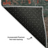 5' X 8' Coral Gray And Silver Abstract Washable Area Rug With UV Protection