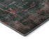 5' X 8' Coral Gray And Silver Abstract Washable Area Rug With UV Protection
