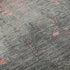 5' X 8' Coral Gray And Silver Abstract Washable Area Rug With UV Protection