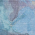 5' X 8' Blue And Gray Abstract Washable Area Rug With UV Protection