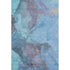 8' X 10' Blue And Gray Abstract Washable Area Rug With UV Protection