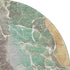 8' Taupe Brown And Gray Abstract Washable Round Rug With UV Protection