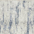 8' X 10' Ivory And Slate Blue Abstract Washable Area Rug