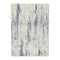 8' X 10' Ivory And Slate Blue Abstract Washable Area Rug