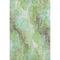 5' X 8' Green And Charcoal Abstract Washable Area Rug With UV Protection