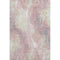 8' X 10' Pink And Beige Abstract Washable Area Rug With UV Protection