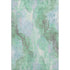 5' X 8' Pale Aqua Green And Ivory Abstract Washable Area Rug With UV Protection