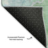 5' X 8' Pale Aqua Green And Ivory Abstract Washable Area Rug With UV Protection