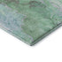 5' X 8' Pale Aqua Green And Ivory Abstract Washable Area Rug With UV Protection
