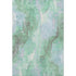 5' X 8' Pale Aqua Green And Ivory Abstract Washable Area Rug With UV Protection